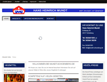 Tablet Screenshot of mundt-schoenberg.de